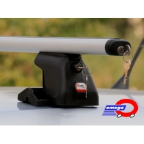 Bagażnik Amos Dromader C15 PLUS AERO ALU (4 łapy + 2 belki aluminiowe + 4 zamkami z osłonkami)