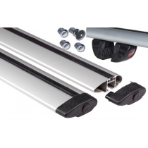 Bagażnik na relingi Amos FUTURA AERO DYNAMIC ALU 1,2m (4 łapy + 2 belki aluminiowe + 4 zamki) (R.Z) *WYSYŁKA GRATIS* NOWOŚĆ ! 