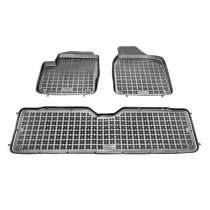 WYPRZEDAŻ! Dywaniki gumowe korytkowe do: Ford Galaxy 1995-2006, 5 siedzeń (przód, środek)   gratis ! (d00103A)