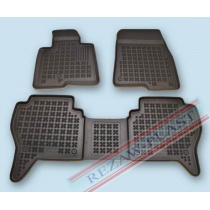 Dywaniki gumowe korytkowe do: Mitsubishi Montero III  1999-2006 + gratis !