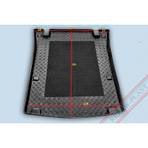 Mata do bagażnika z antypoślizgiem do: VW Caddy Maxi 5 siedzeń z kratą od 2007 + gratis ! (m01867)