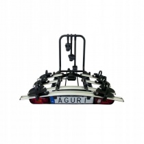 Platfroma rowerowa AGURI ACTIVE BIKE na 4 ROWERY z zamkami i szybkim montażem   przejściówka 7/13 - NOWOŚĆ - WYSYŁKA GRATIS !