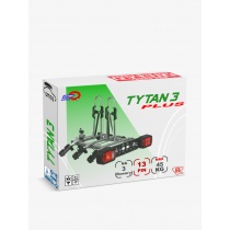 Uchylna PLATFORMA na hak AMOS Tytan Plus na 3 rowery 13pin + upominek WYSYŁKA GRATIS!