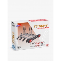 Uchylna PLATFORMA na hak AMOS Tytan Plus na 4 rowery 13pin + upominek WYSYŁKA GRATIS!